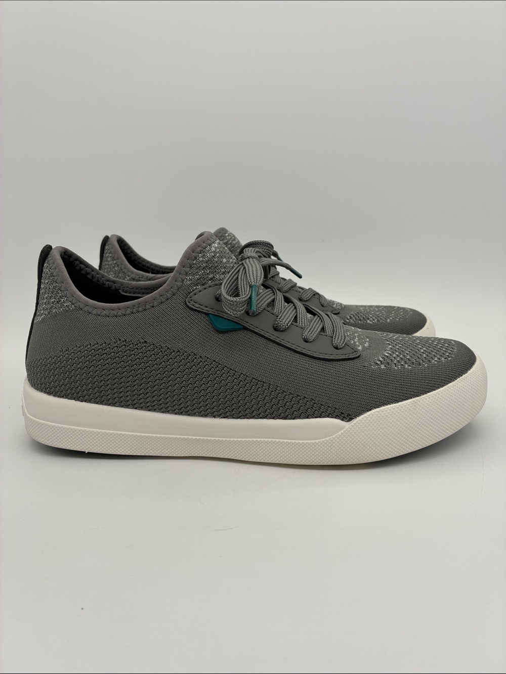 Vessi Weekend Classic Waterproof Comfort Concrete Grey Sneakers  |  Size:  W8